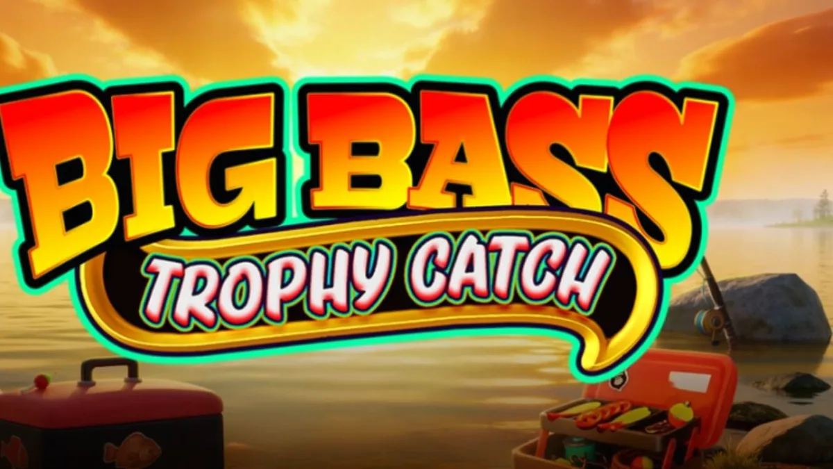 Tampilan visual slot Big Bass Trophy Catch dengan tema Wild West